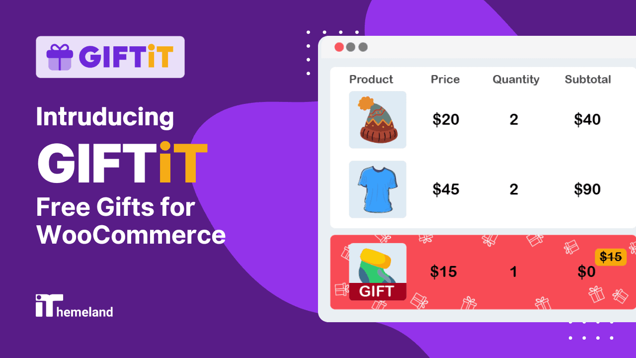 GIFTiT - Free Gifts For WooCommerce banner
