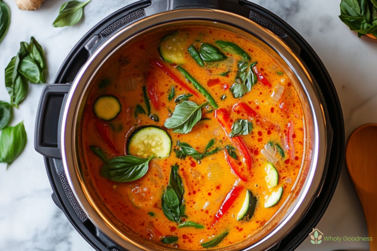 Instant Pot Thai Red Curry with Vegetables Recipe