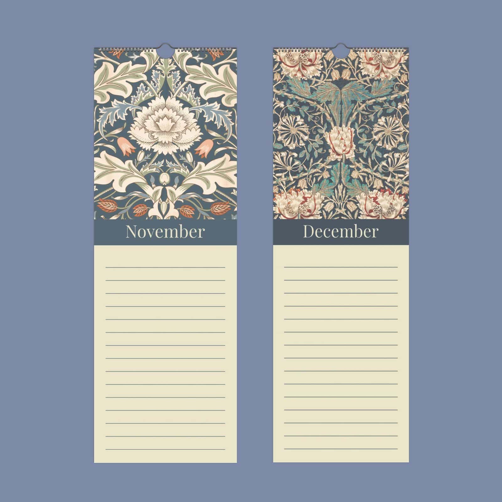 William Morris Birthday Calendar (16) William Morris Birthday Calendar – Roses, Victorian Design, Semi-Glossy Paper