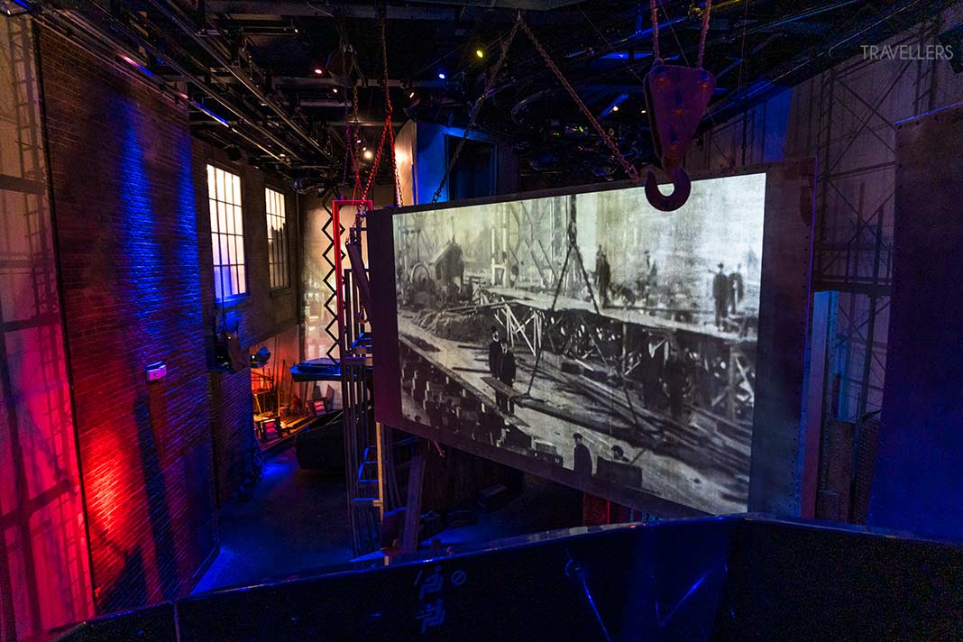Eine Installation im Titanic Belfast Museum