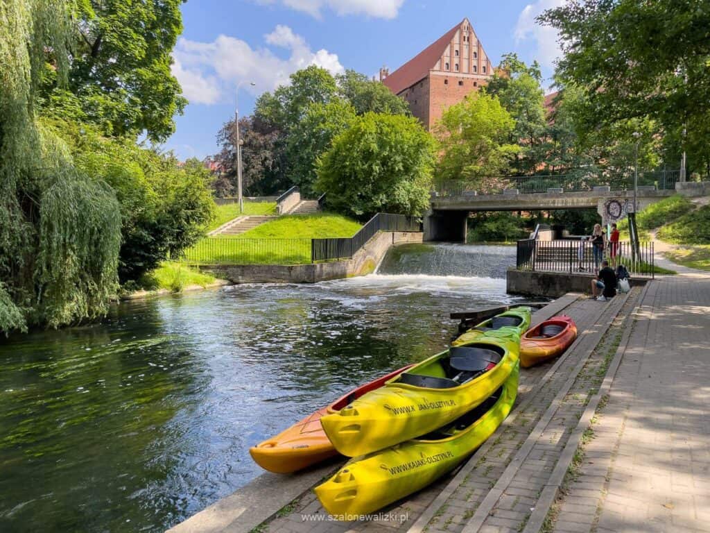 kajakiem przez olsztyn