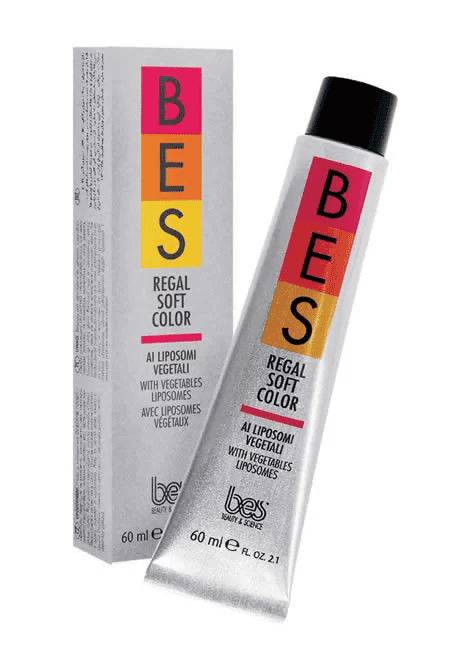 A tube of Soft Color ML 60 hair dye stands beside its matching box, both displaying product details and a 60 ml volume.