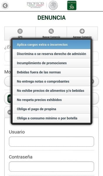 aplicacion profeco android