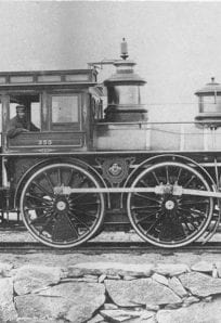 Grand Trunk Railroad ph1137 Old steam locomotive from the early 20th century at The History Museum, showcasing transportation history.