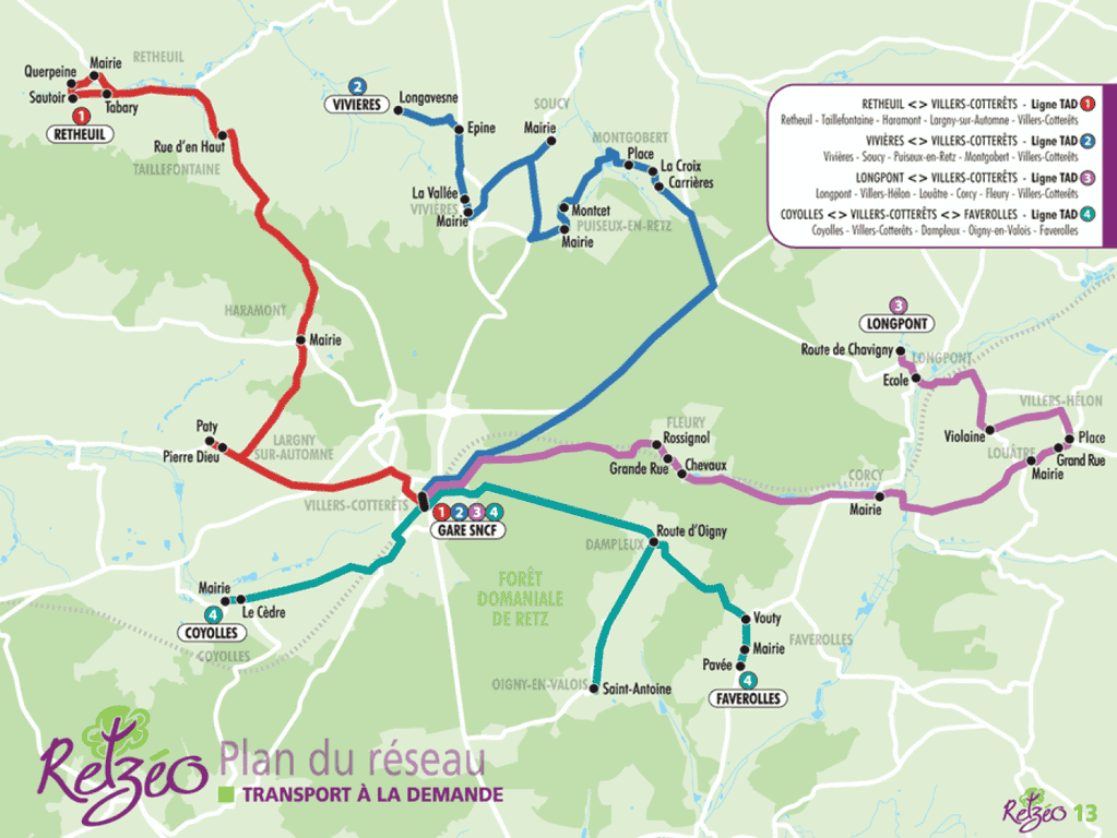 Image du plan du réseau Image du plan du réseau