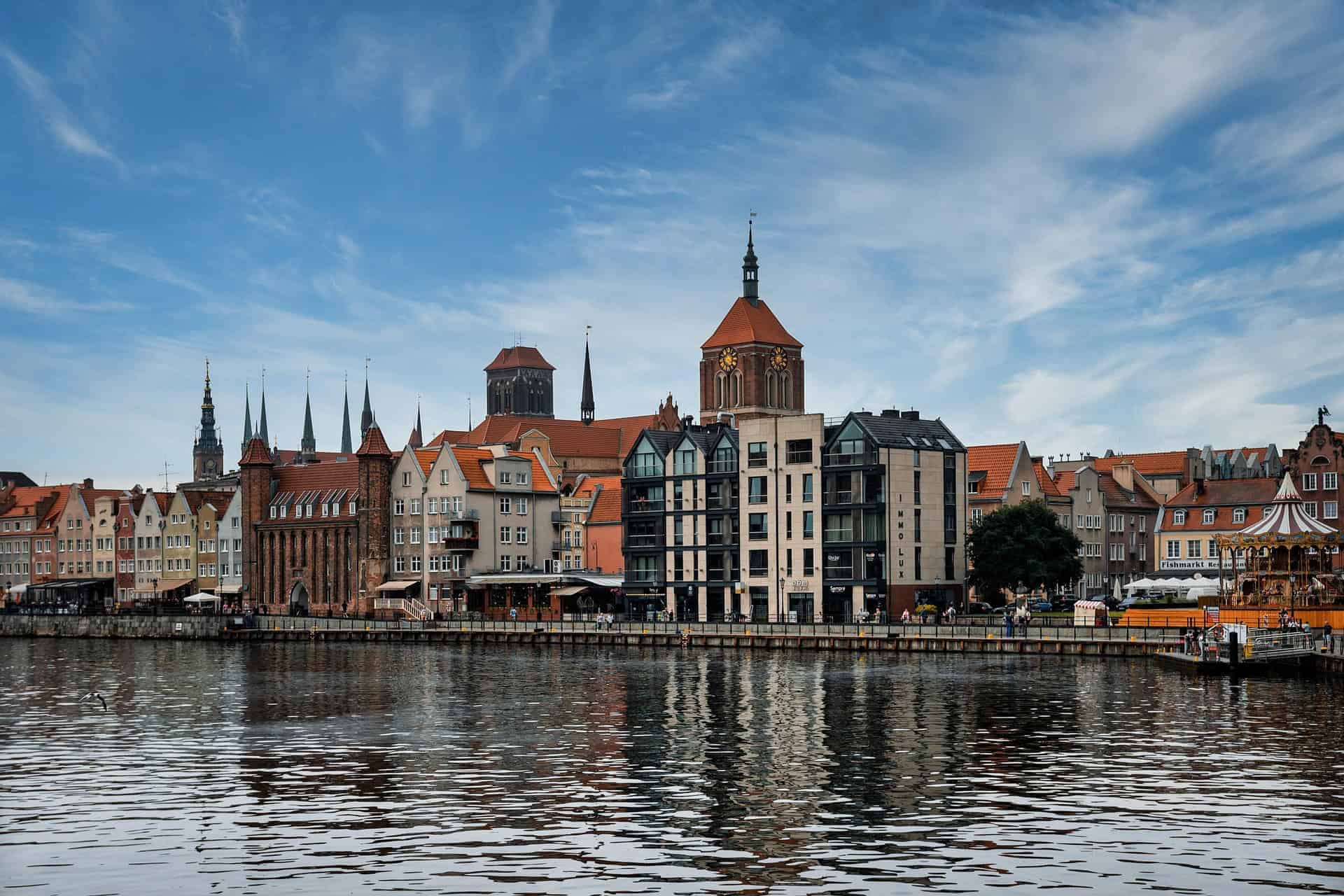 Ufer der Mottlau Danzig Sehenswürdigkeiten Ufer der Mottlau Danzig Sehenswürdigkeiten