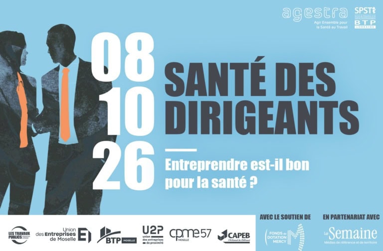 La santé des dirigeants à Metz le 8 octobre : réservez vos places !