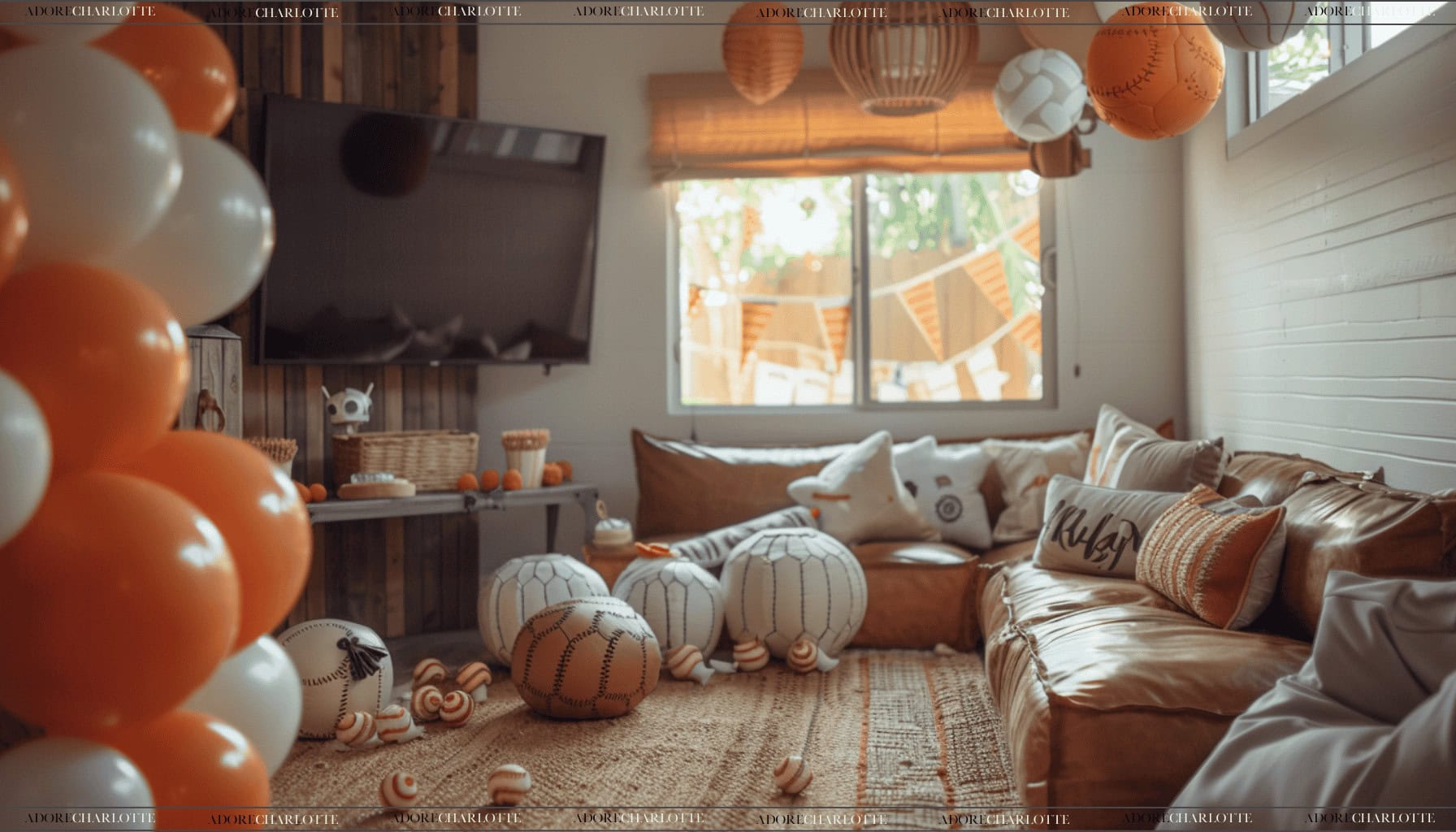 Rookie Year Baseball Boy First Birthday Theme Party Indoor decorations