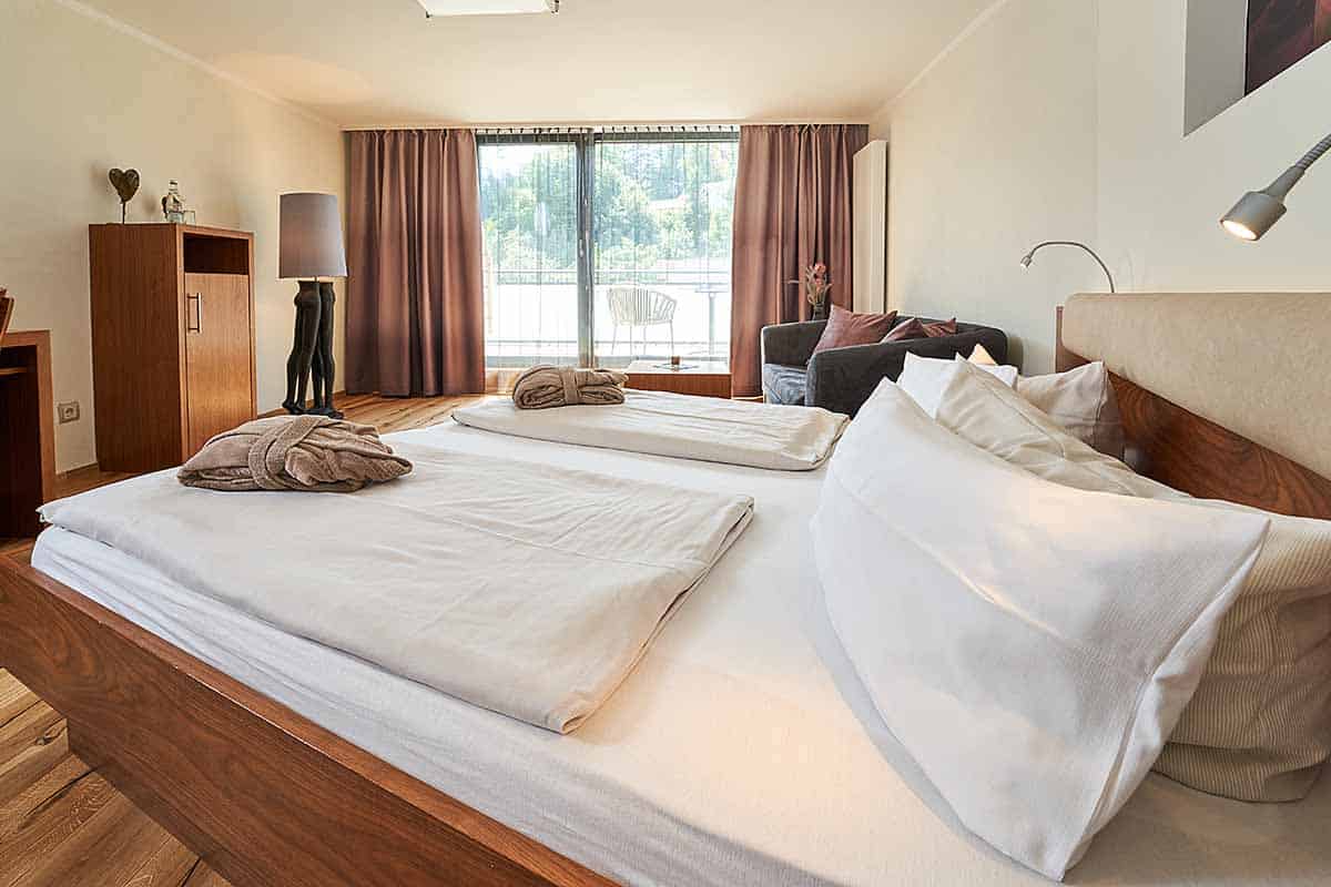 Das Kuschelnest Zimmer unseres 4 Sterne Wellnesshotel