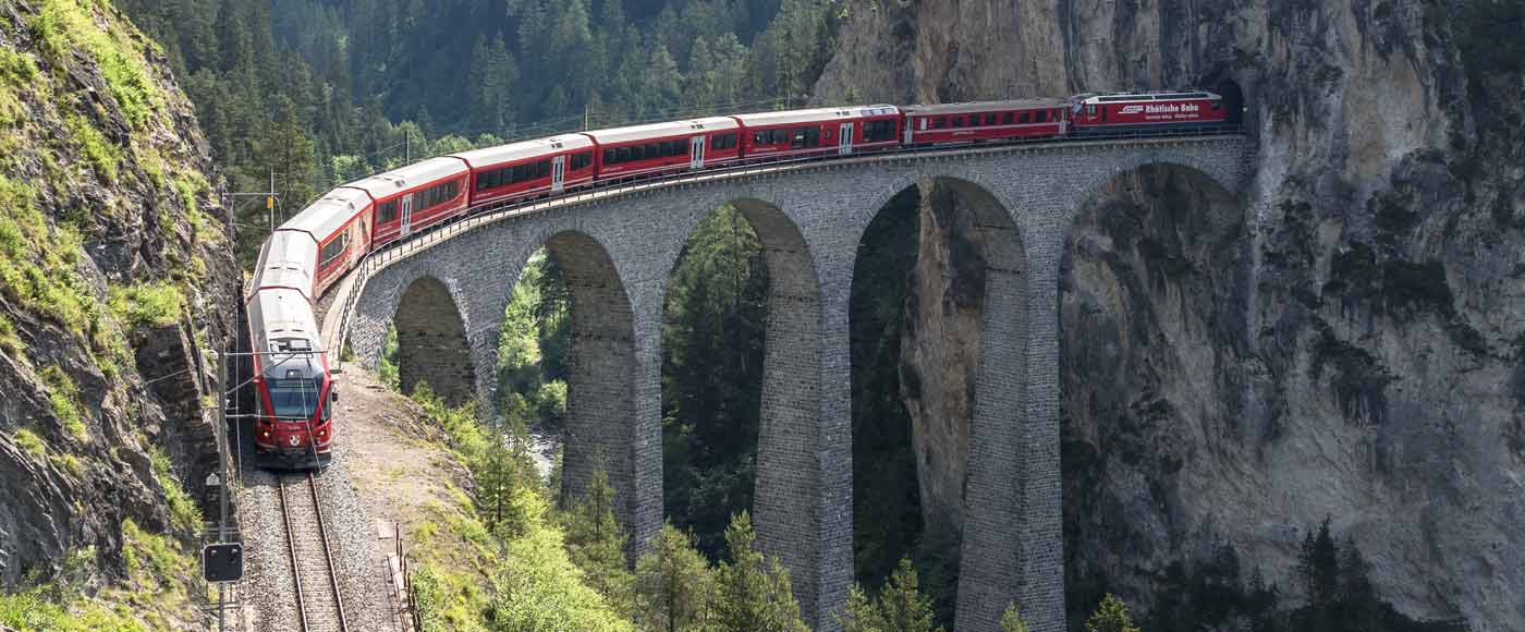 Die schönsten Zugstrecken der Schweiz
