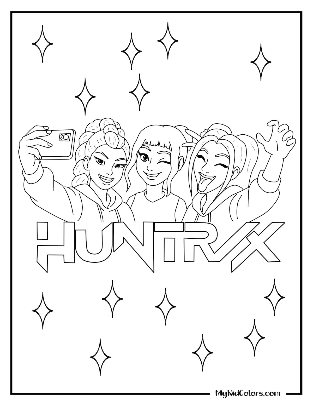 15 Rumi Kpop Demon Hunters Coloring Pages | Free Fan Art