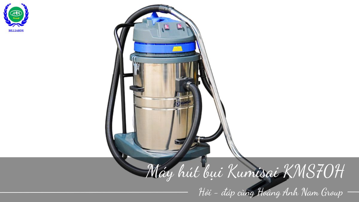 Máy hút bụi công nghiệp Kumisai KMS70H - Hepa