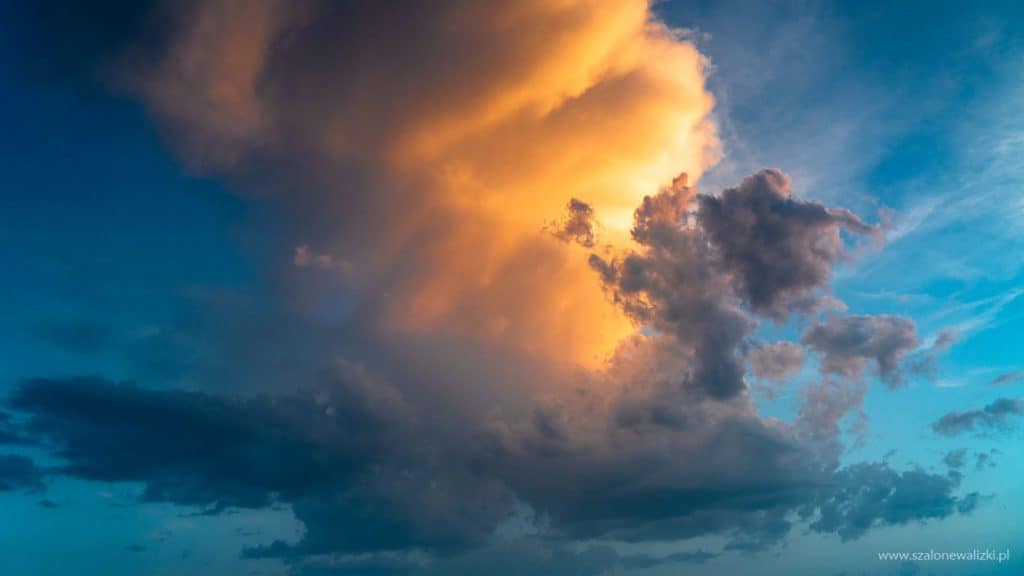 zachód słońca ze wzgórze św. Teresy w Tarcal