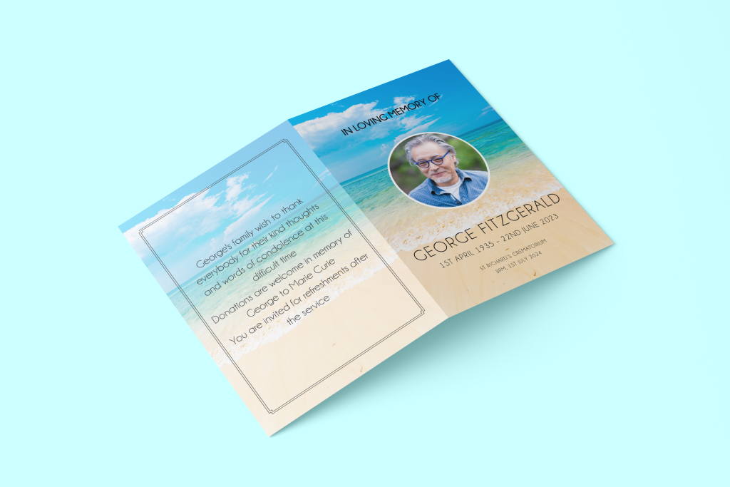 funeral brochure printing