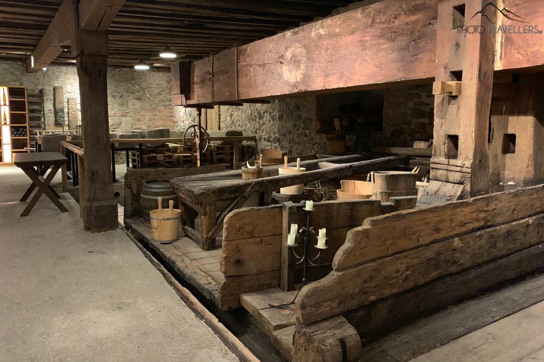 Weinpresse am Nikolaihof