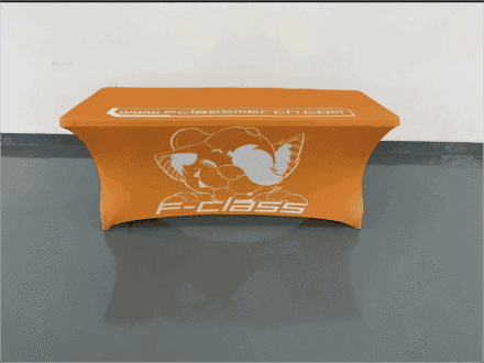 spandex table cover -Orange colour