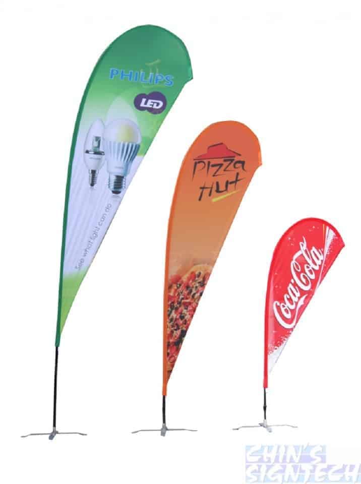 colour sleeves for Teardrop banners