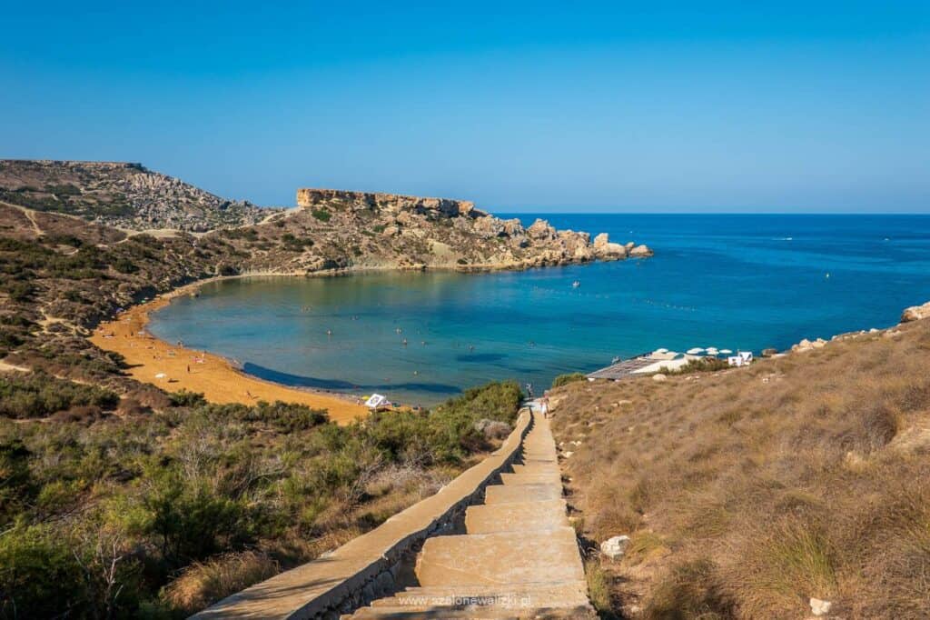 najpiękniejsze plaże na malcie