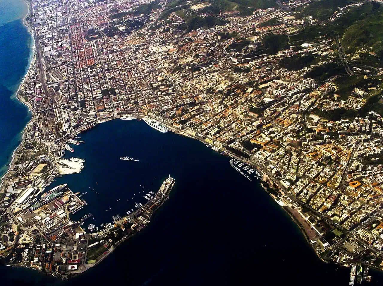 Messina harbour, Sicily