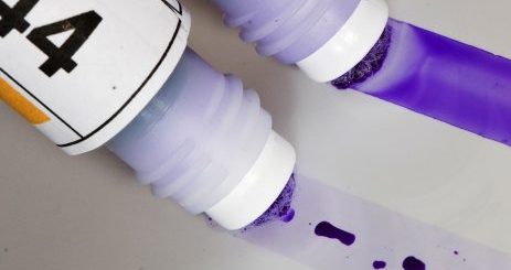 dyne pen showing a dyne test that is for substrate adhesion