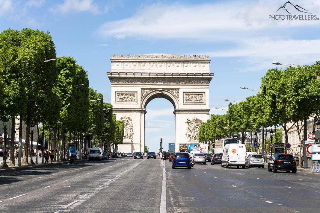 Der Arc de Triomphe in Paris