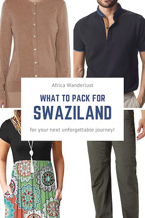 Need help packing for Swaziland? This post has packing tips and a list of the five pieces of travel gear that are must-haves for what will be the trip of a lifetime! Whether you're going on safari, visiting Mbabane, Lobamba, or Hlane Royal National Park, click through to read a guide on everything you need to pack if you plan to travel to Swaziland. #africa, #african #packingguide #packinghacks #africatravel #africatraveloutfit #packingguide #africatravel #africatraveloutfit #swaziland
