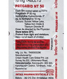 Pregabid NT 50mg