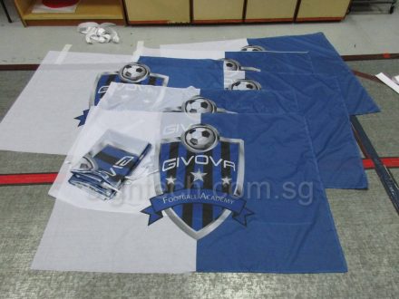 Flags printing for soccer school