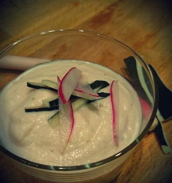 Gaspacho aux deux radis