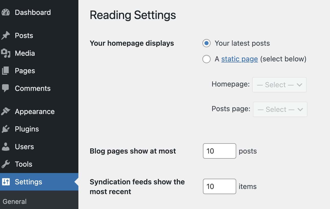 How to Customize a Kadence Template for Your WordPress Blog 1 settings menu