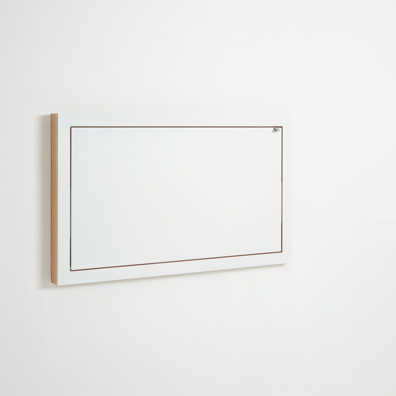 Fläpps Staatssekretär-in 100×60-1 – Weiß | Klappbarer Design Wandschreibtisch