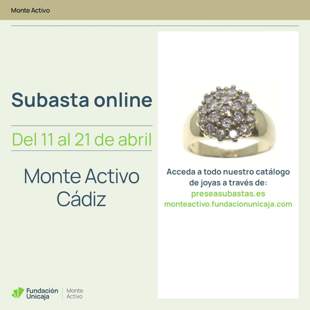 Monte Activo - Subasta Abril 2025 - Cádiz