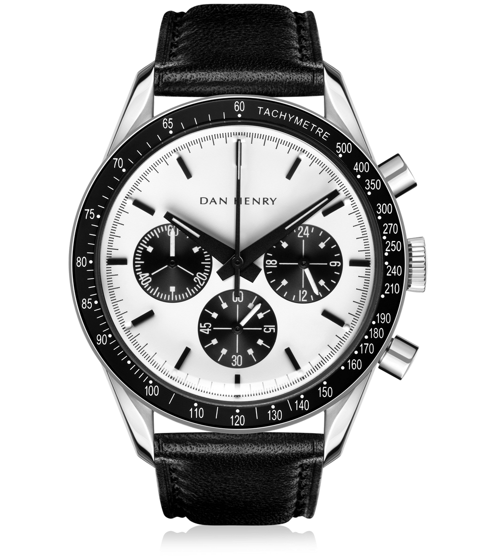 Dan Henry 1962 Racing Chronograph Panda No Date 1000x