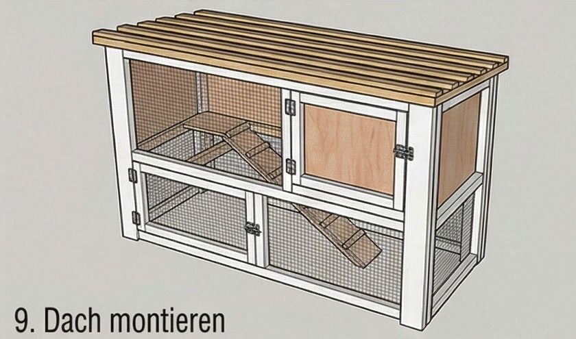 Dach montieren