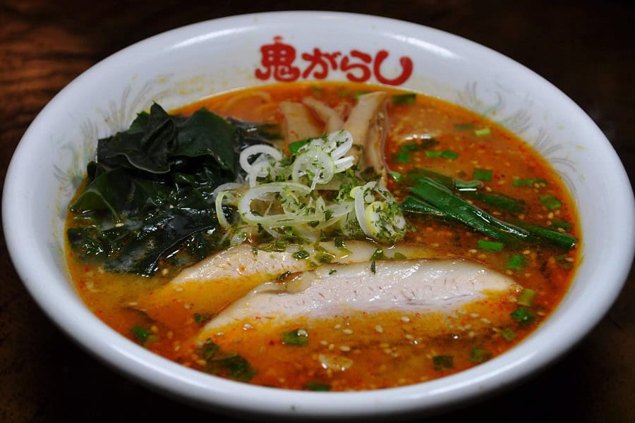 【鬼がらし岩沼店】辛みそらーめん 小辛 790円(税込)