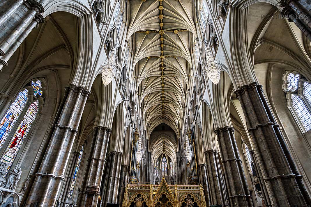 Das Innere von Westminster Abbey, London