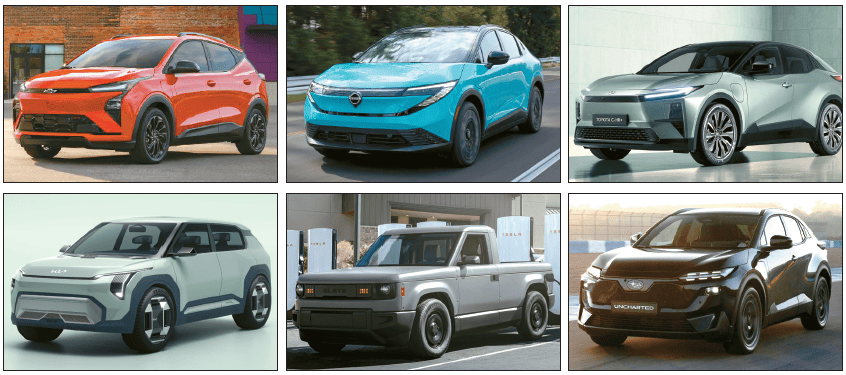 EVs under $35,000