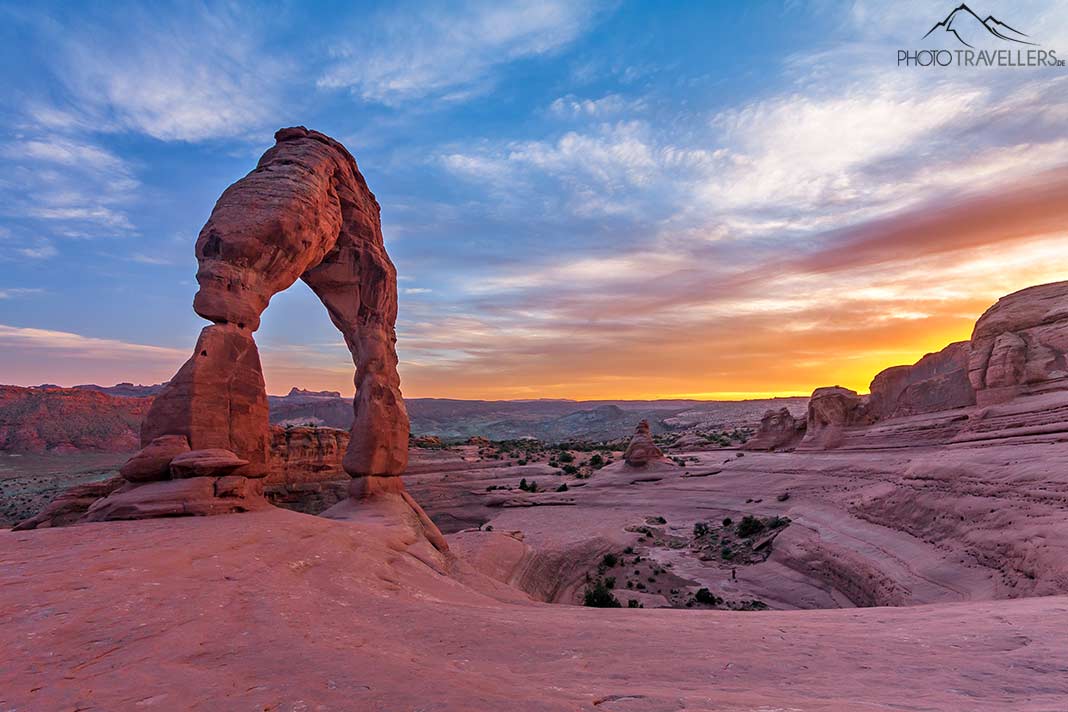 Delicate Arch im Abendlicht, Utah