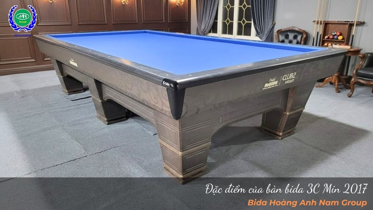 Đặc điểm của bàn bida 3C Min 2017