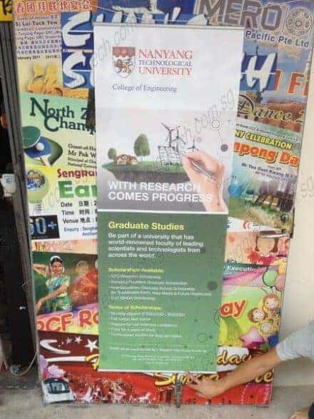 Fabric Poster with hanger