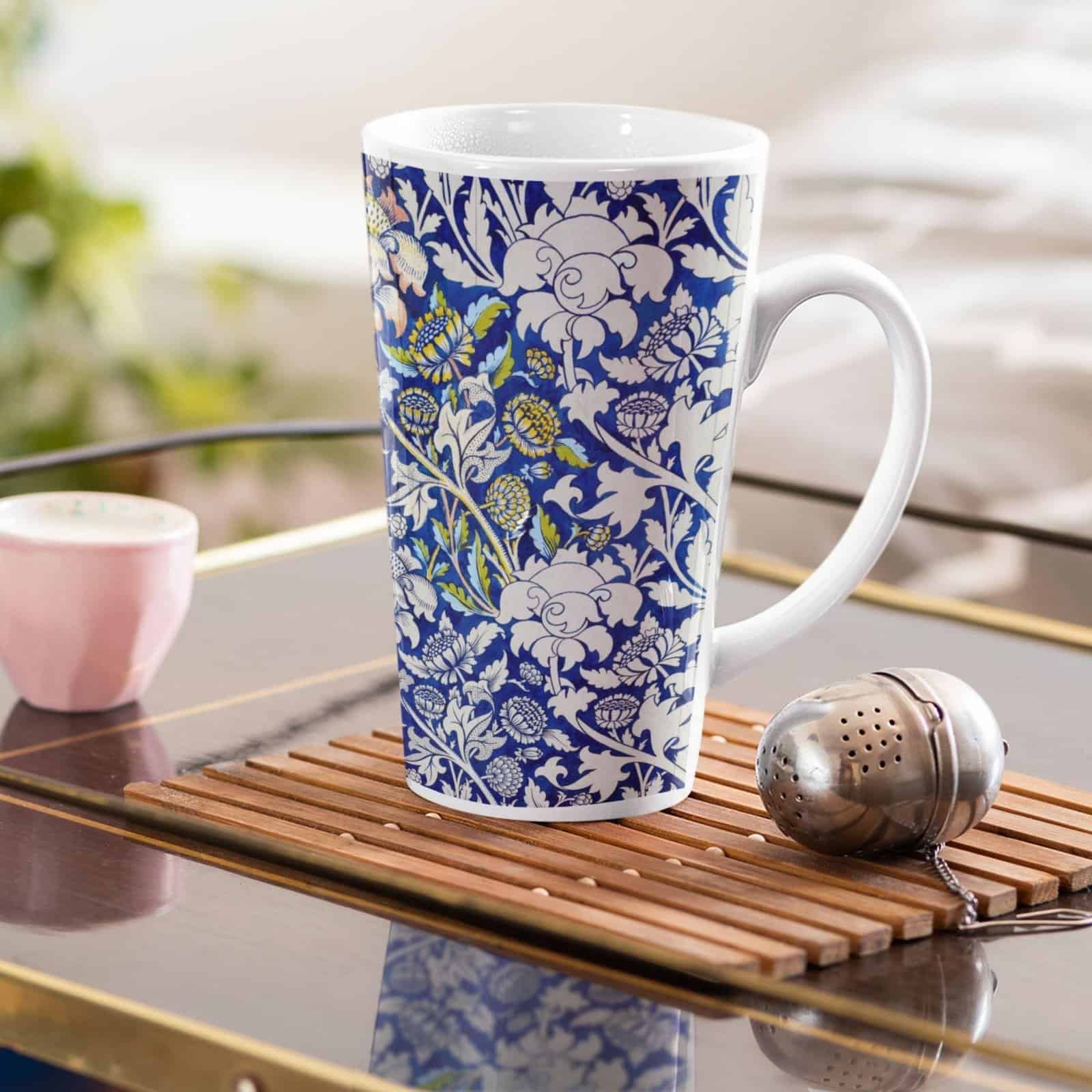 William Morris 17oz Ceramic Mug (51) William Morris Coffee Cup – Wey, 17oz Ceramic Mug