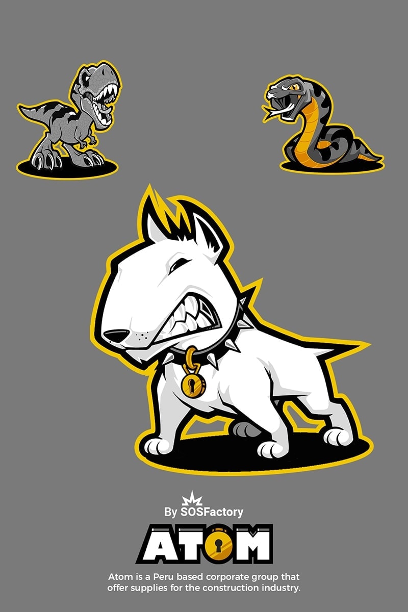 animal mascot design animal mascot design