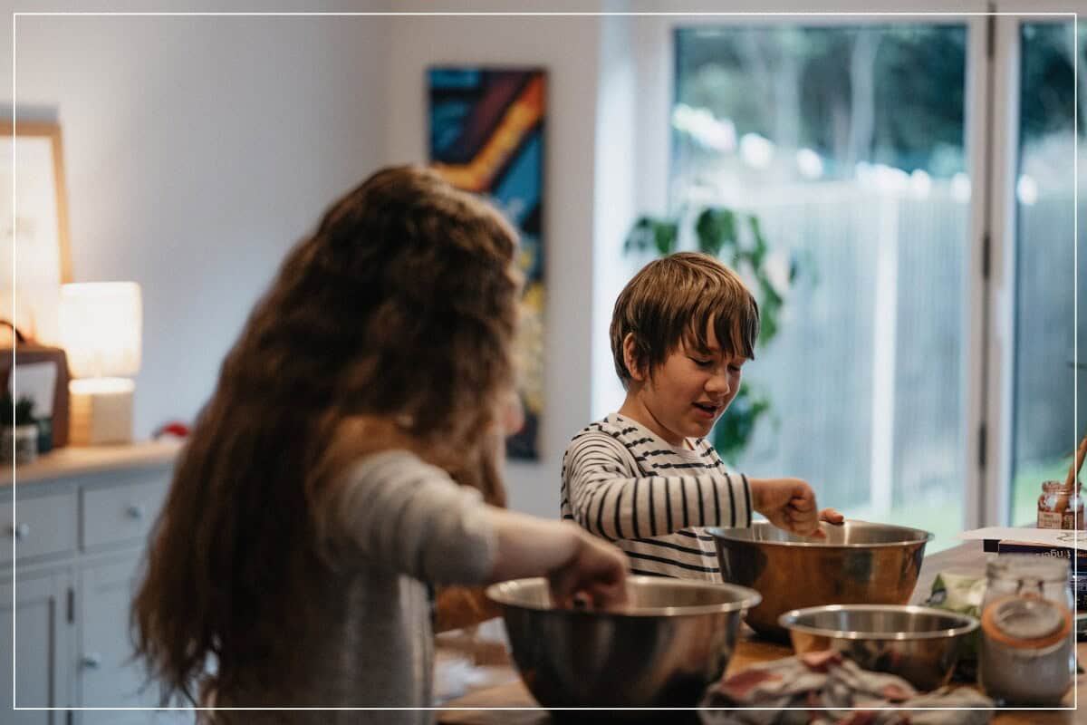 Mit Kindern gemeinsam kochen