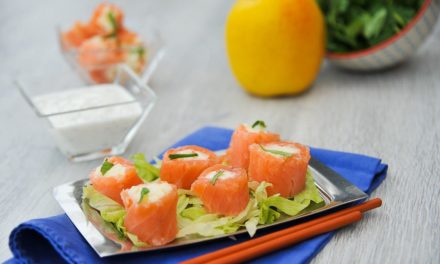 Roulé de saumon aux pommes Tentation