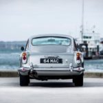 A car driving on a road