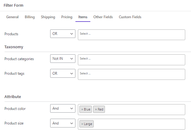 filter orders by product attribute in WooCommerce
