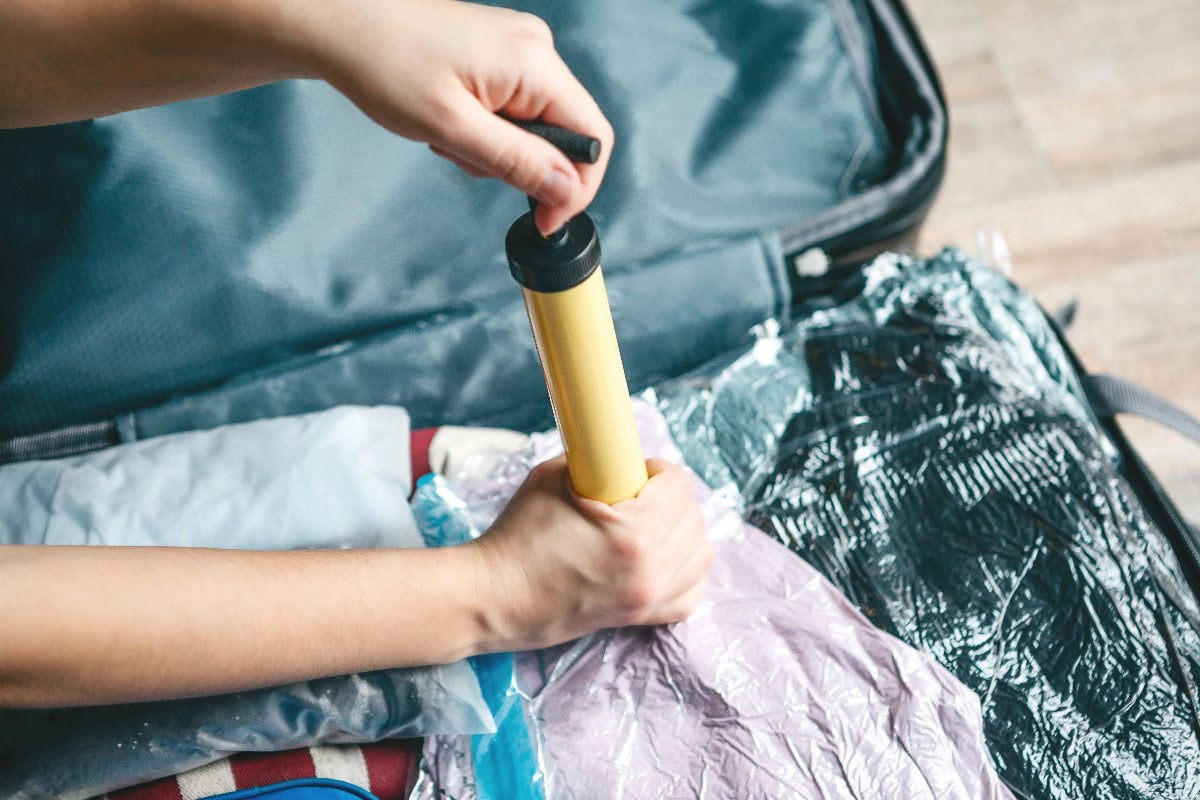 how to pack a suitcase for a plane