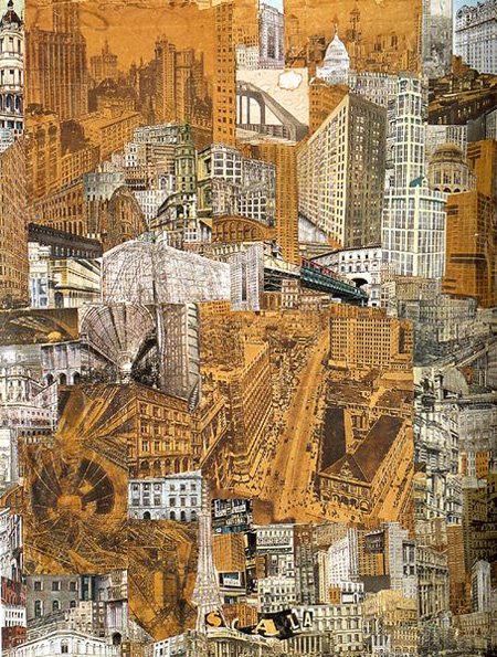 Metropolis collage by Roelof Paul Citroen