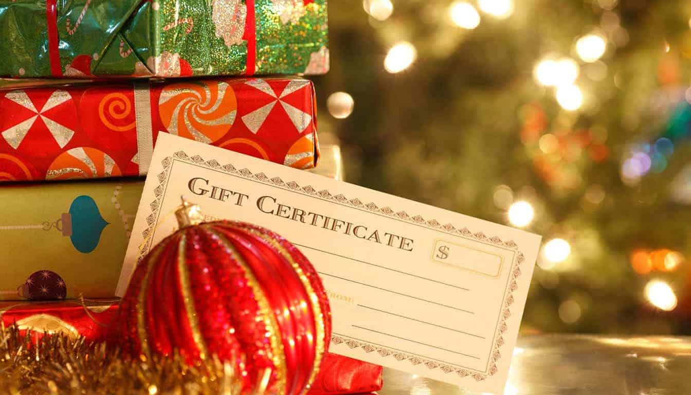 spa gift certificate