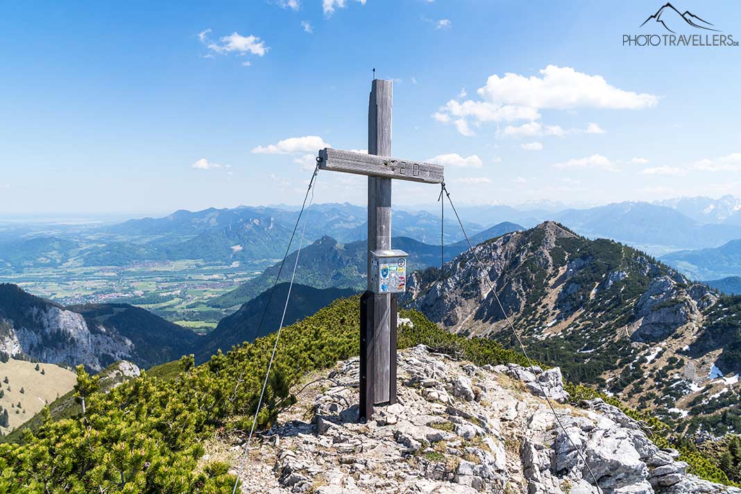 Das Gipfelkreuz der Soinwand